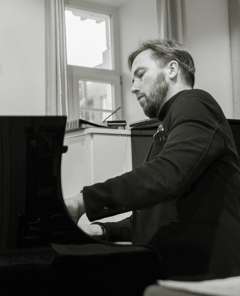 Pianistas Darius Mažintas.<br> Pranešimo nuotr.