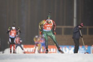 Lietuvos biatlonininkams nepavyko įteikti gimtadienio dovanos treneriui