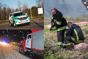 Vieniems – aukso puodas, kitiems – sudužęs kraitis: dalis ugniagesių automobiliuose neturi net navigacijos