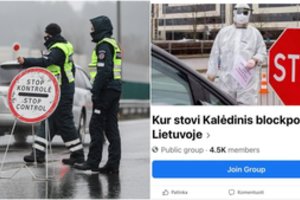 Internete susibūrė bandantys išvengti patikrų: policija pasiuntė jiems žinią