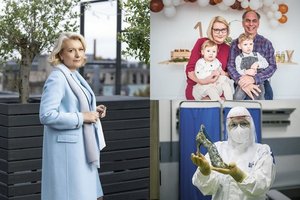 Lietuvos metų moteriai Ligitai Jančorienei kovoje su koronavirusu padeda vyro komplimentai
