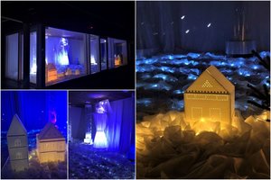 Kėdainiai įprastų švenčių ilgesį blaško įspūdingais vaizdais: pristatė „Sniego Karalienę“