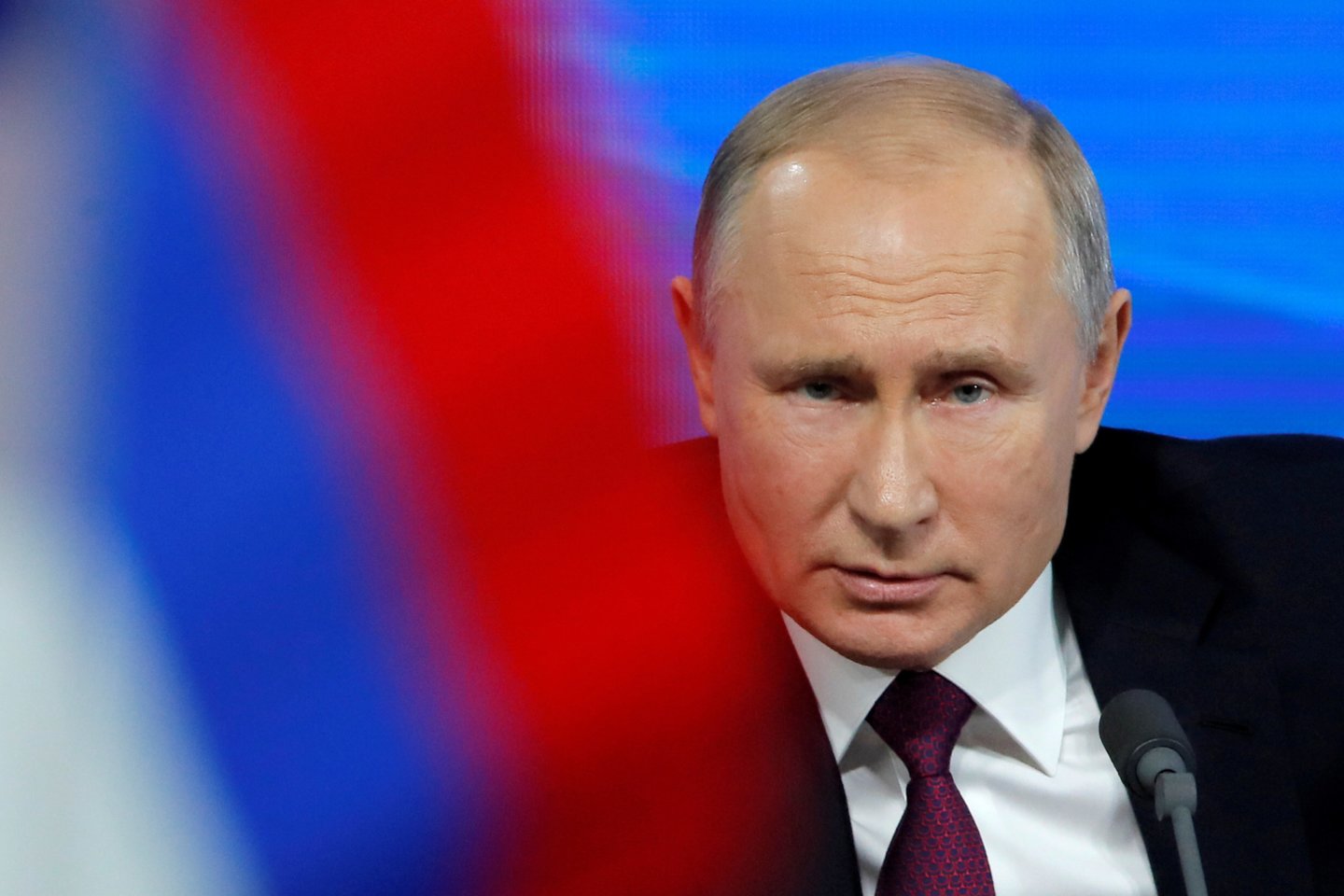 Rusijos prezidentui V. Putinas.<br>Reuters/Scanpix.com nuotr.
