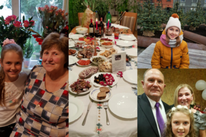 Jautrus anūkės sveikinimas močiutei: „Man liūdna ir graudu, kad mes negalėsime susitikti“