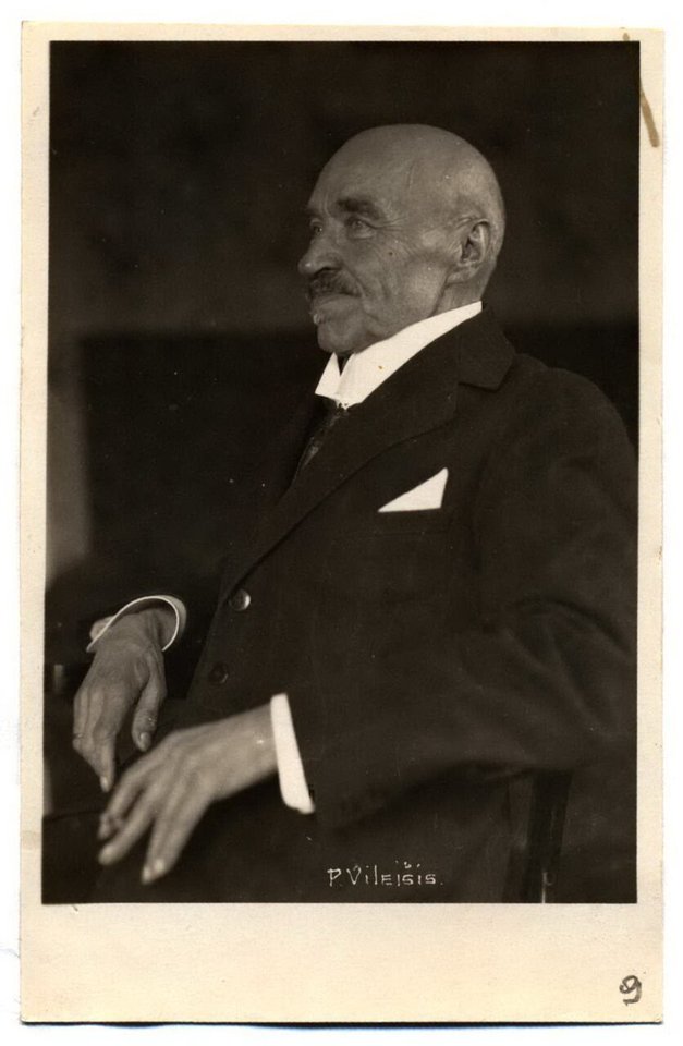 Inžinierius, Lietuvos visuomenės ir politinis veikėjas, rašytojas P.Vileišis, 1920-1926 m.<br> LYA nuotr.