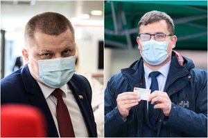 Seime – nerimstančios aistros: D. Gaižauskas apkaltino L. Kasčiūną pažeidus saviizoliacijos reikalavimus ir iškvietė policiją