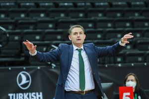 „Žalgirio“ treneris pagarbiai vertino aukštai pakilusį „Bayern“ ir jam gerai pažįstamą A. Trinchieri