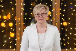 I. Šimonytė sveikina Lietuvos žmones sulaukus Kalėdų: linkėjo sveikatos ir priminė, kad šviesa visada nugali tamsą