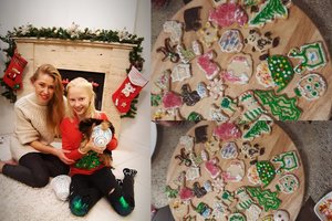 Sandra Daukšaitė-Petrulėnė gardėsius kepa su dukra 