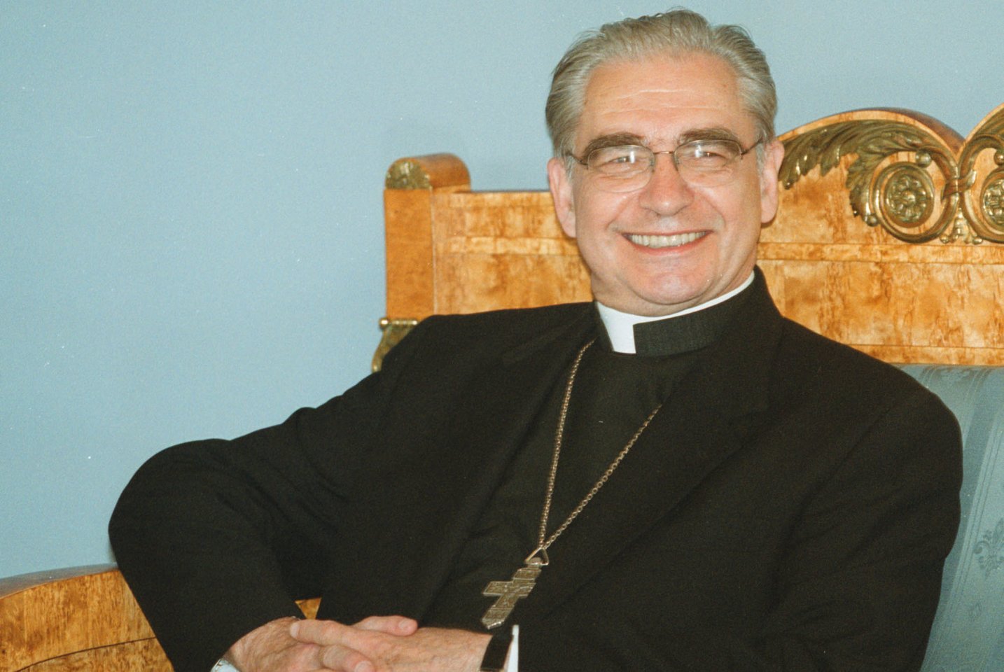 1991 m. Šventasis Sostas paskelbė, kad Vatikano nuncijus Olandijoje arkivyskupas Audrys Juozas Bačkis paskirtas Vilniaus arkivyskupu metropolitu. Juo išbuvo iki 2013 m.<br>R.Jurgaičio nuotr.
