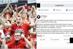 Po dar vieno „Ryto“ pažeminimo – sirgalių emocijos: „Džiaukitės, kad žaidžiama be žiūrovų“