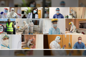 Jie dirba dėl mūsų – likime namuose dėl jų!