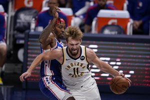 NBA siautėjantis D. Sabonis atskleidė „Pacers“ sėkmės priežastį: „Visi esame dėl to laimingi“