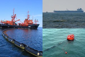 Baltijos jūroje – ekologinė nelaimė: Būtingės naftos terminale išsiliejo naftos produktai