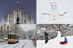 Šiaurės Italijoje 11 metų neregėtas reiškinys paralyžiavo eismą