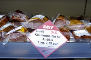 Gruodį Lietuvoje fiksuotas kainų mažėjimas