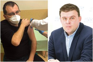 Papiktino vakcinacijos tvarka: nesuprato, kodėl skiepą gavo V. Kasiulevičius ir V. Morozovas