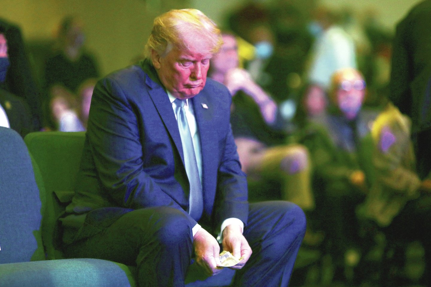 D.Trumpas iki šiol atsisako pripažinti pralaimėjimą JAV prezidento rinkimuose.<br>„Reuters“/„Scanpix“ nuotr.