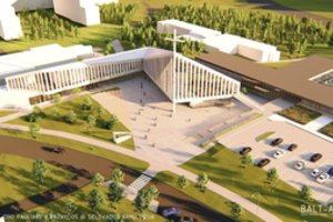 Sostinė pasipuoš įspūdinga bažnyčia, kuriai numatomas šv.Jono Pauliaus II vardas