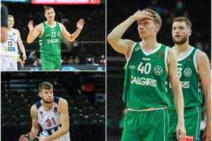 Eurolygos lietuviai: kantrusis M. Grigonis, baudos aikštelių valdovas P. Jankūnas ir rezultatyvus R. Giedraitis