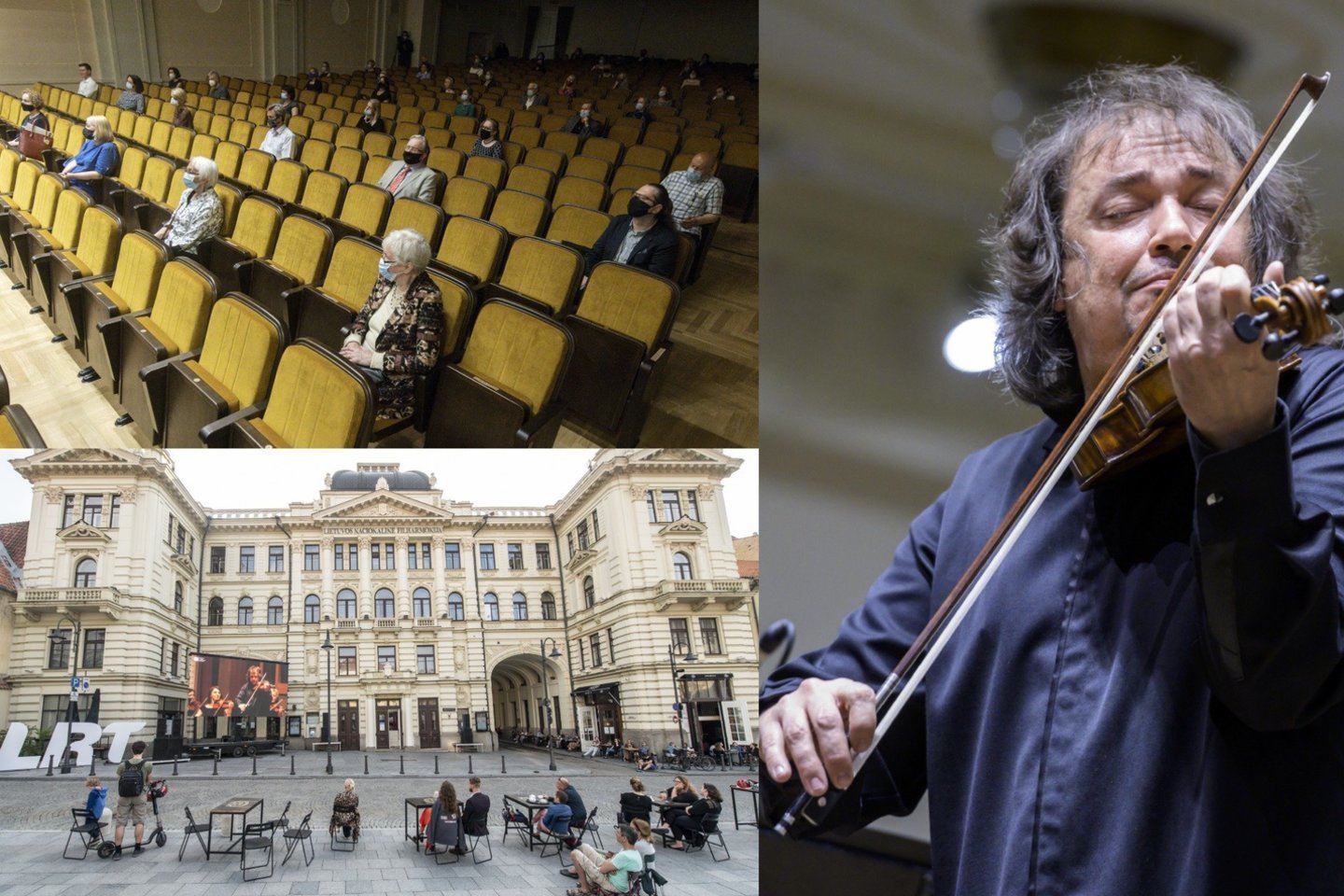 Koncertų ciklą "Vilniaus festivalio mozaika" pradėjo smuikininkas Sergejus Krylovas.<br> D.Matvejevo nuotr.