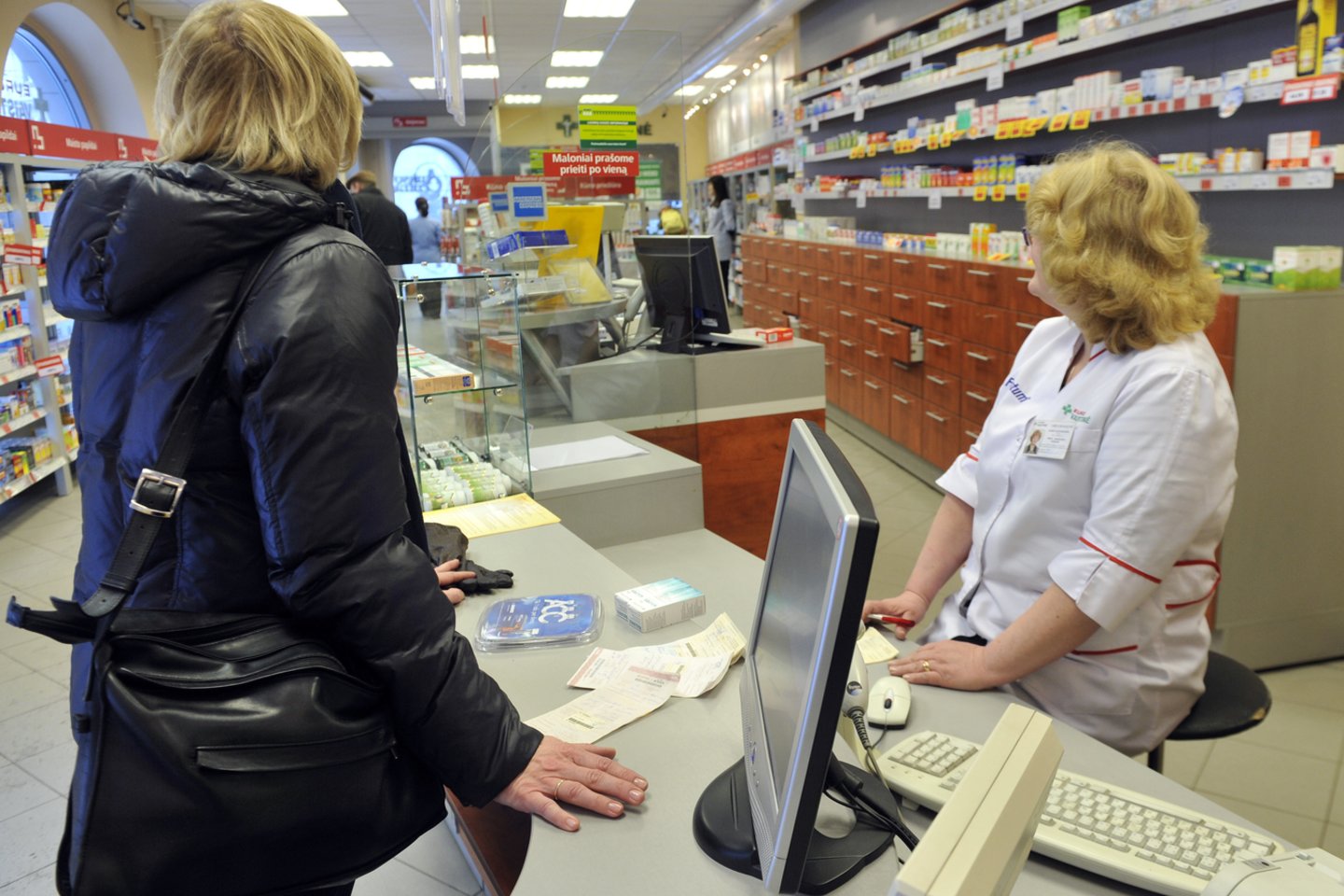 Vienas Lietuvos gyventojas per metus vidutiniškai įsigyja apie 26 vaistų pakuotes.<br>J.Butkutės  nuotr.