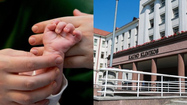 Kauno klinikose gydomas sunkiai sužalotas kūdikis: tėvai tarnyboms iki šiol nebuvo žinomi