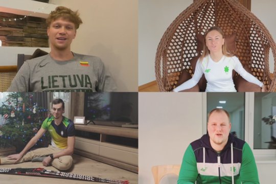 „LTeam“ sportininkai pasidalino Naujųjų metų sveikinimo įrašu