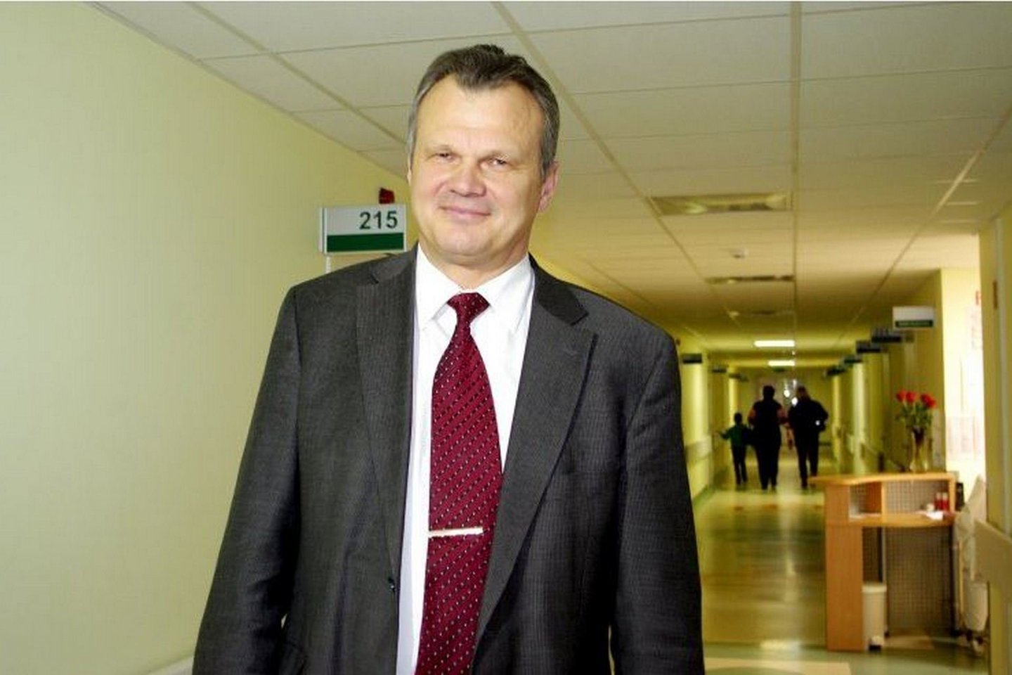 Pasvalio ligoninės vyriausiasis gydytojas Rolandas Rastauskas apie velionį kolegą atsiliepė itin teigiamai<br>Panskliautas.lt nuotr.