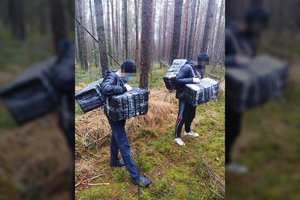 Kontrabandininkai pažeidė akcizinių prekių gabenimo, karantino ir patekimo į rezervatą taisykles