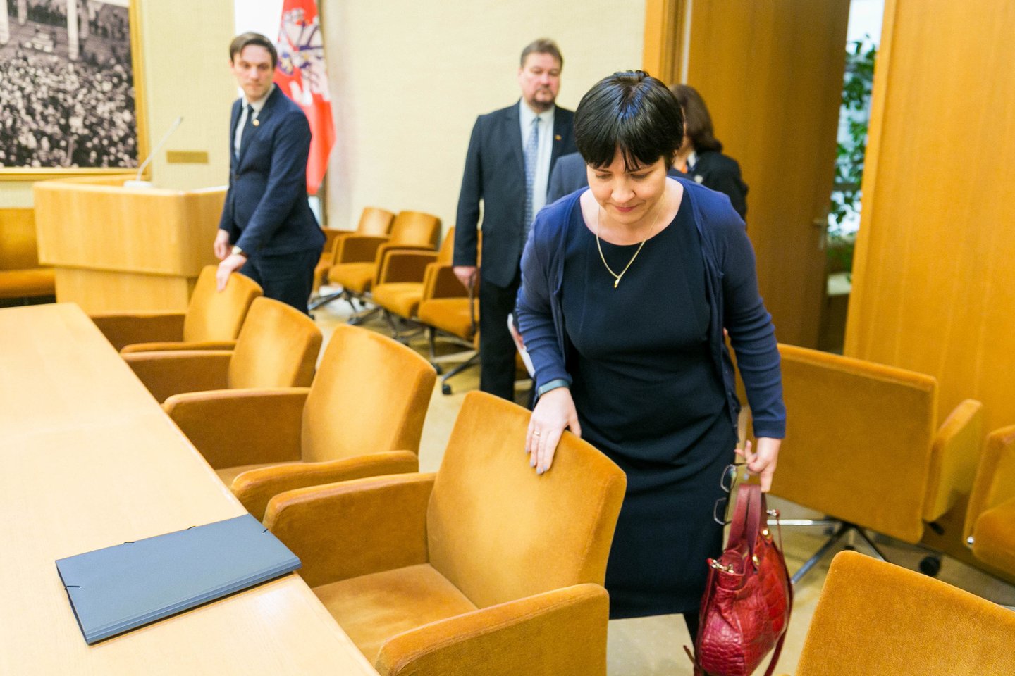 Antradienį Seimo pirmininkė Viktorija Čmilytė-Nielsen planuoja pateikti Editos Žiobienės kandidatūrą į vaiko teisių apsaugos kontrolieres.<br>T.Bauro nuotr.