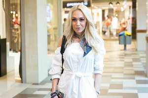 Oksana Pikul-Jasaitienė parodė, kaip sniegu džiaugiasi jos vyrai