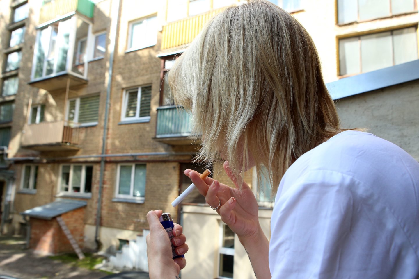 E. Gentvilas apie draudimą rūkyti balkonuose: tai – neveikiantis įstatymas.<br>M.Patašiaus nuotr.