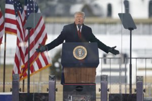 Įniršę respublikonai pradėjo kalbėti apie D. Trumpo pašalinimą iš pareigų