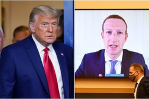 Iš „Facebook“ įkūrėjo M. Zuckerbergo – griežta žinia D. Trumpui
