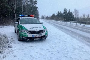 Per susidūrimą Vilniaus r. ankstų rytą nukentėjo jaunas vyras