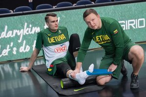 Martas Skrabulis pašmaikštavo apie lėtus krepšininkus ir įvardijo penkis atletiškiausius Lietuvos rinktinės žaidėjus