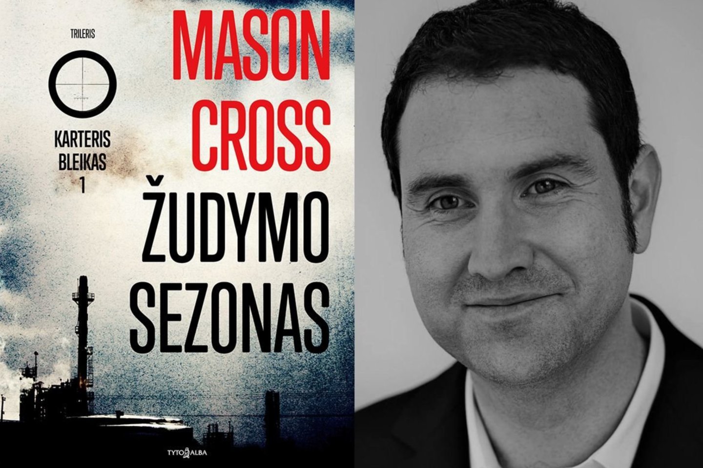 M.Crosso trilerių serijos apie agentą Karterį Bleiką pirmoji knyga „Žudymo sezonas“ išleista lietuviškai.