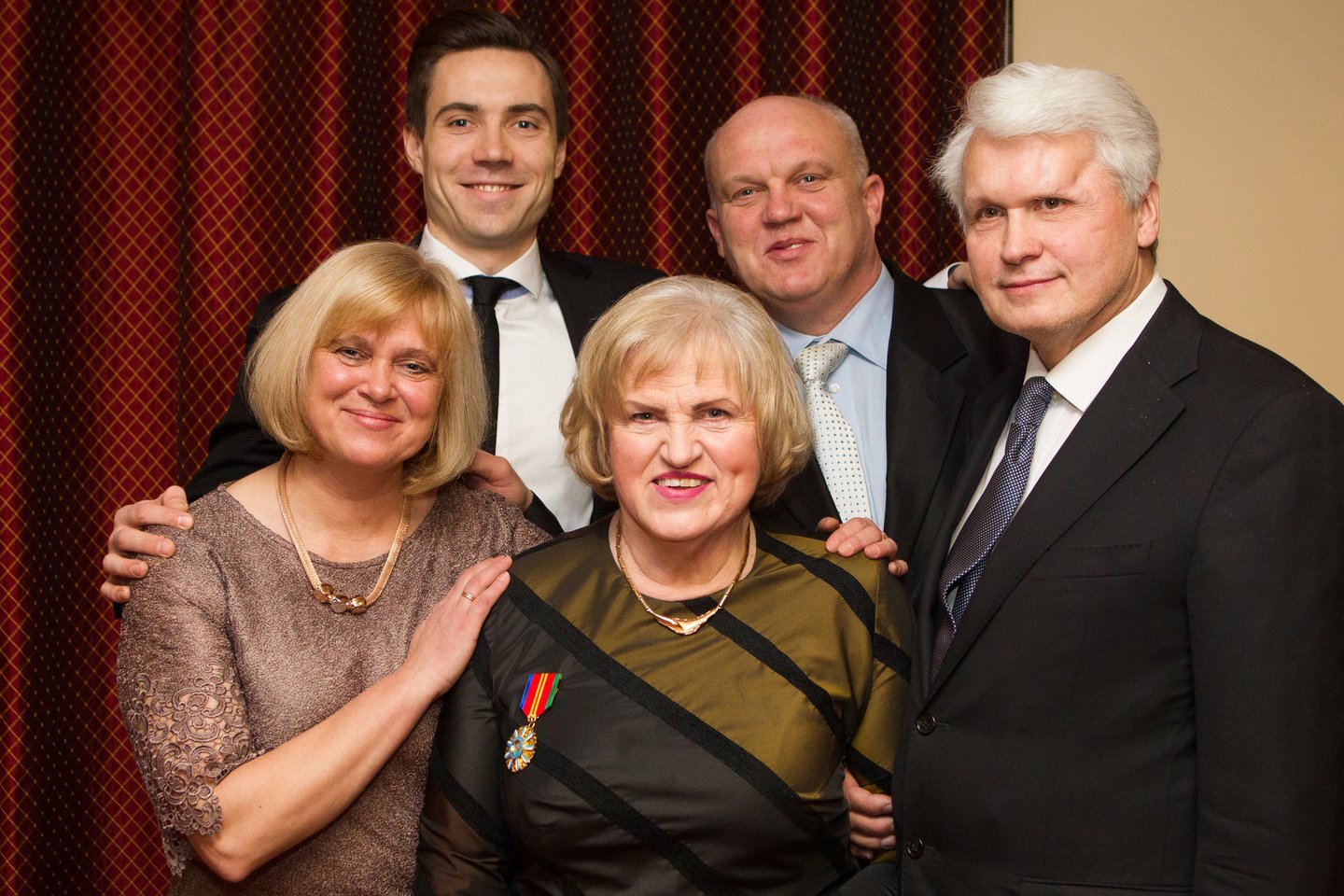 Kazimiera Prunskienė su šeima..<br>LR archyvo nuotr.