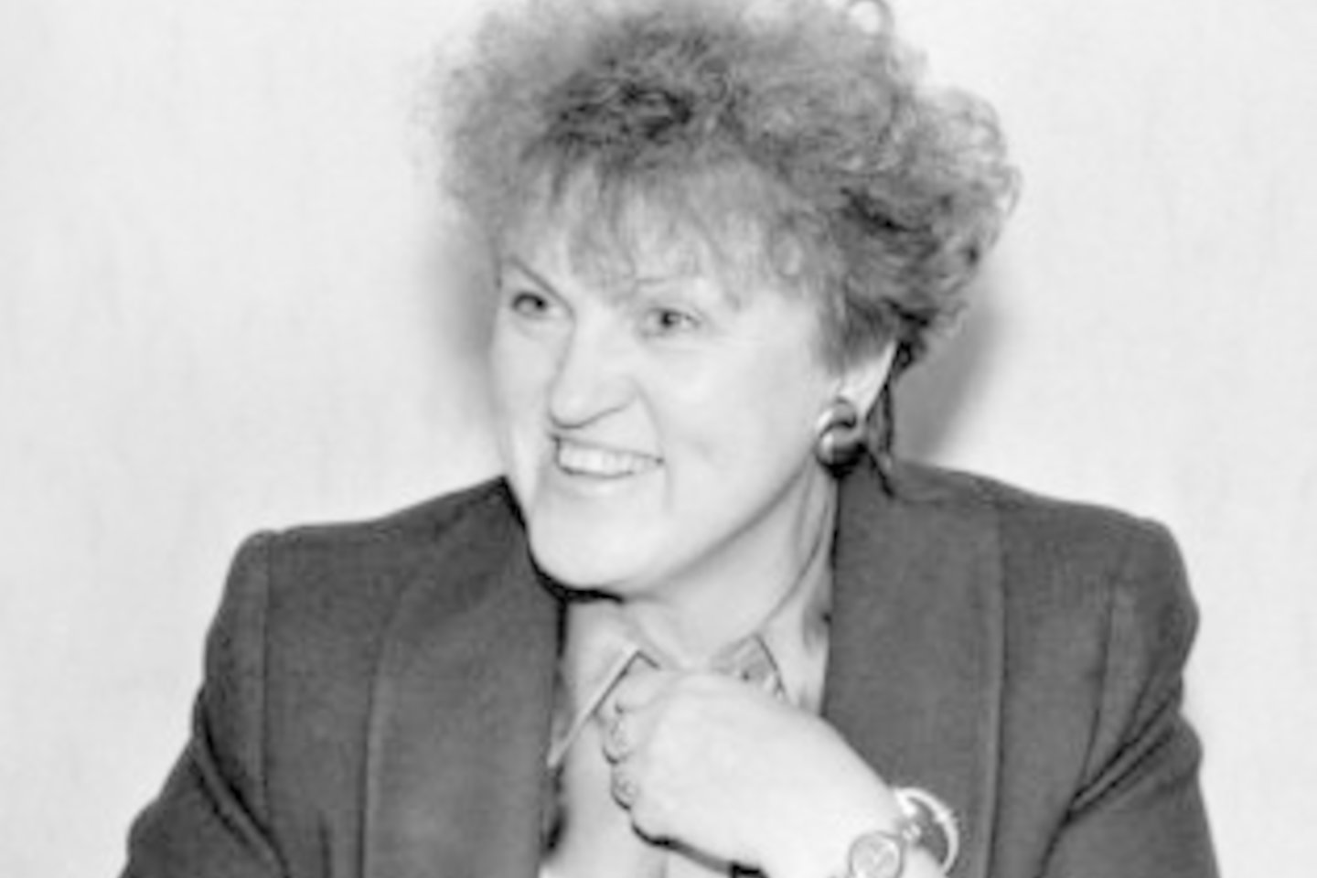 Kazimira Danutė Prunskienė savo ofise 1993m.<br>AP nuotr.