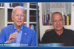Aktorius T. Hanksas ves specialią J. Bideno inauguracijai skirtą TV laidą