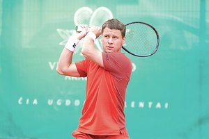 R. Berankis dvikovoms Australijoje ruošis kartu su planetos teniso žvaigžde
