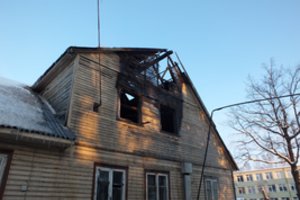 Šakių r. liepsnos socialinį būstą suniokojo nebe pirmą kartą