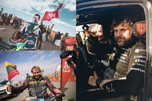 Tūkstančius kilometrų įveikę lietuviai – atvirai apie svajonės kainą ir ar dar sugrįš lenktyniauti Dakare