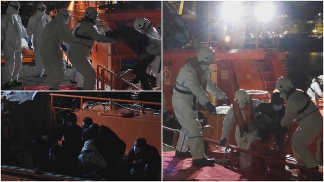 Ispanijoje išgelbėtas migrantų laivas: kelionės metu mirė vaikas – motina jį išmetė į jūrą