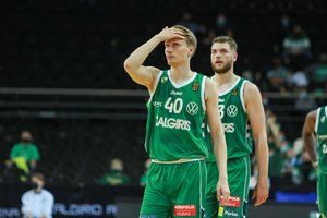 „Žalgirio“ treneris per didžiąją pertrauką išleido namo M. Grigonį – paaiškino savo sprendimą