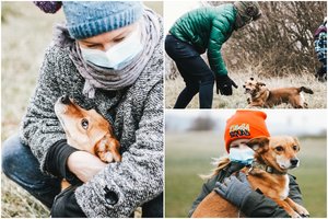 Vietoje nenustygstantį šunelį išgelbėjusi šeima: keista pagalvojus, kad jis turėtų būti miręs