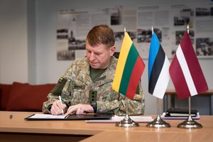 Pasirašyta trijų Baltijos šalių Savanorių pajėgų bendradarbiavimo sutartis