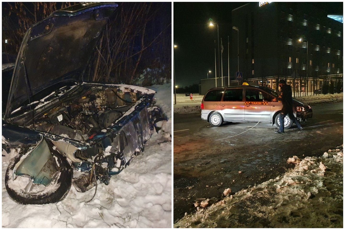 Per taksi ir „Audi“ susidūrimą Vilniuje nukentrėjo vaikas.