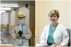 COVID-19 skyriui vadovaujanti medikė: net miegodama galvoju apie COVID-19 pacientus